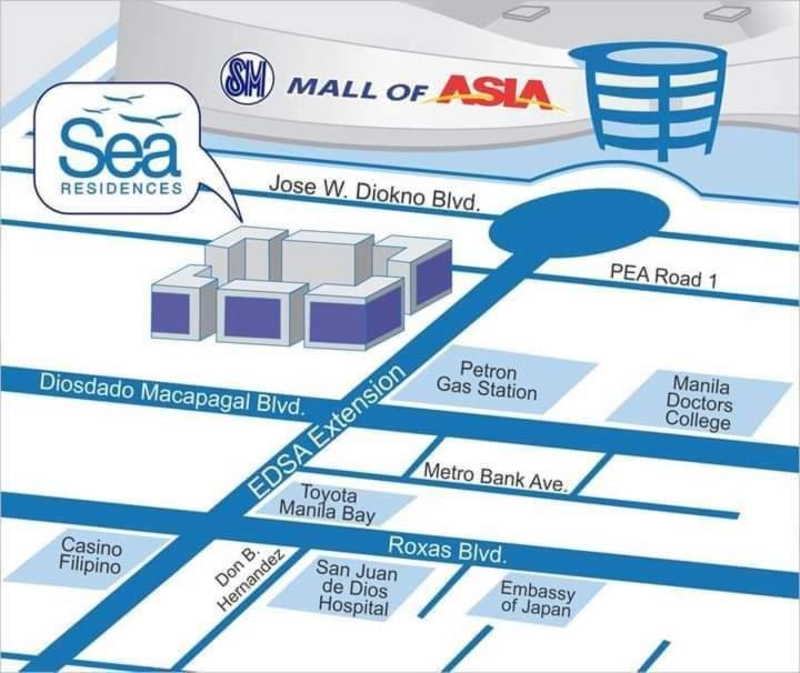 Sea Residences Homey Condo By Dnj Pasay Bagian luar foto